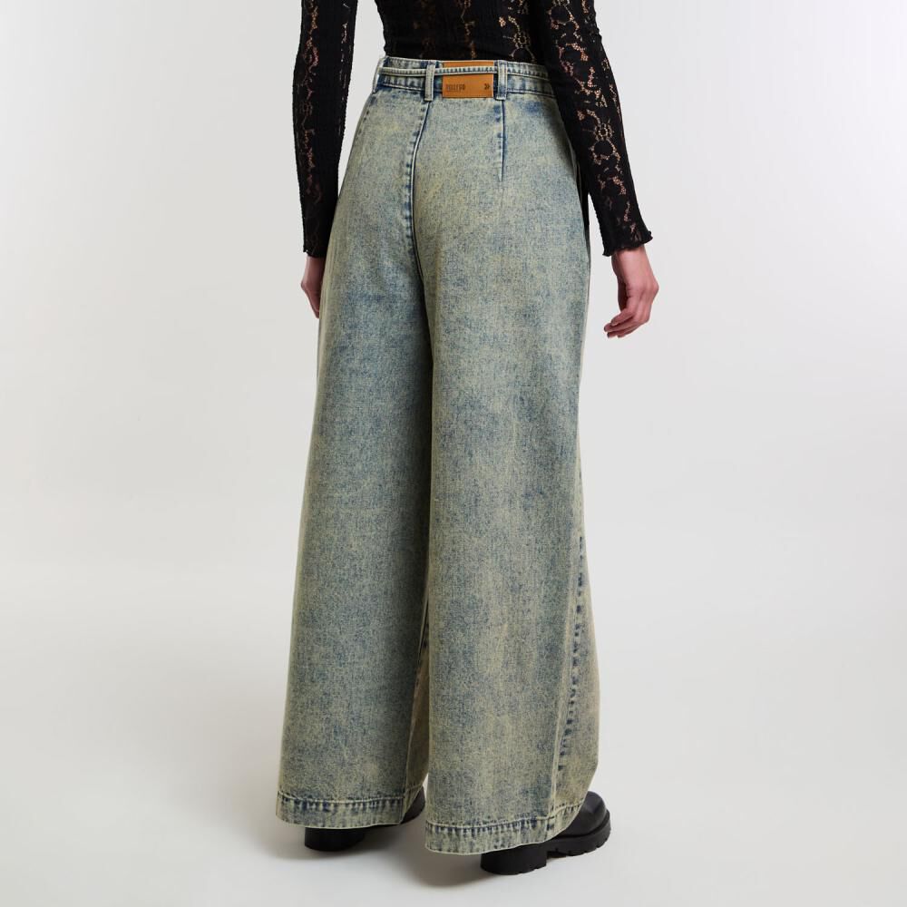 Jeans Tiro Medio Barrel Mujer Rolly Go image number 3.0