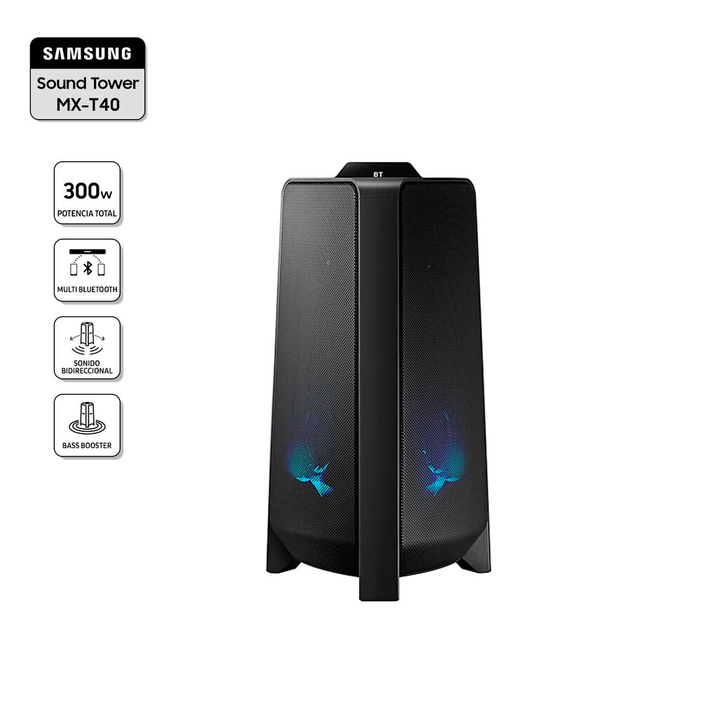 Minicomponente Samsung Sound Tower MX-T40/ZS image number 0.0