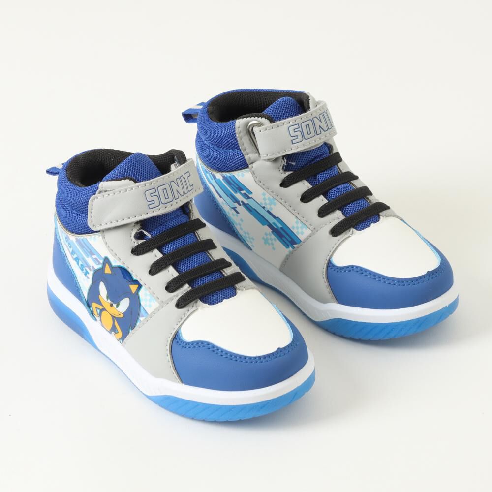 Zapatilla Infantil Con Luces Niño Sonic Azul image number 1.0