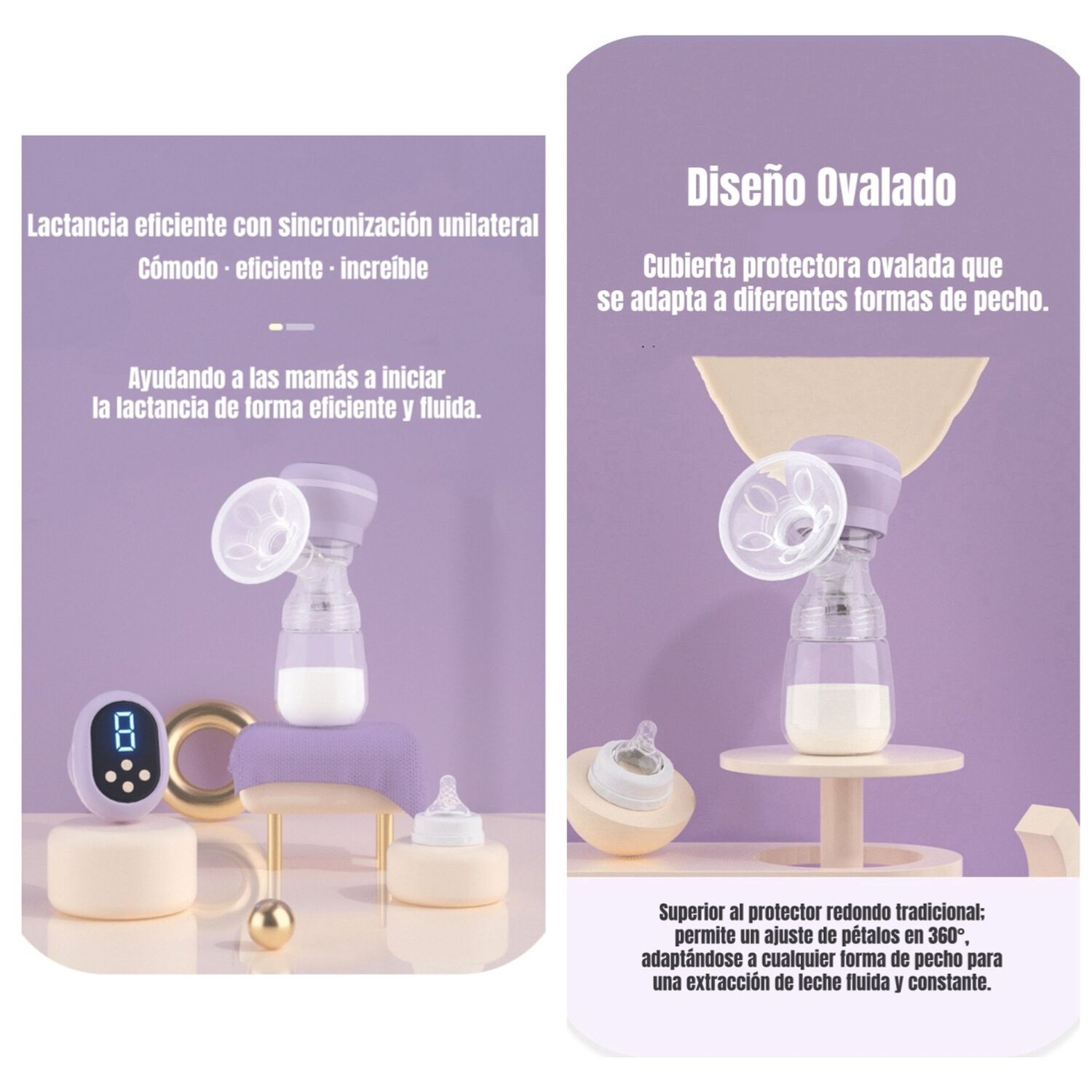 Extractor De Leche El&eacute;ctrico 10 Bolsas Rh289 Verde Lubabycas image number 1.0