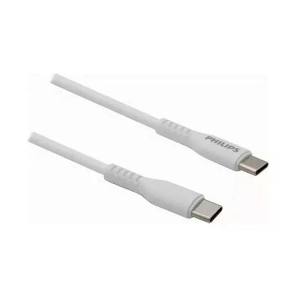 Cable De Carga Rapida Usb C 60w Blanco Dlc8701 image number 0.0