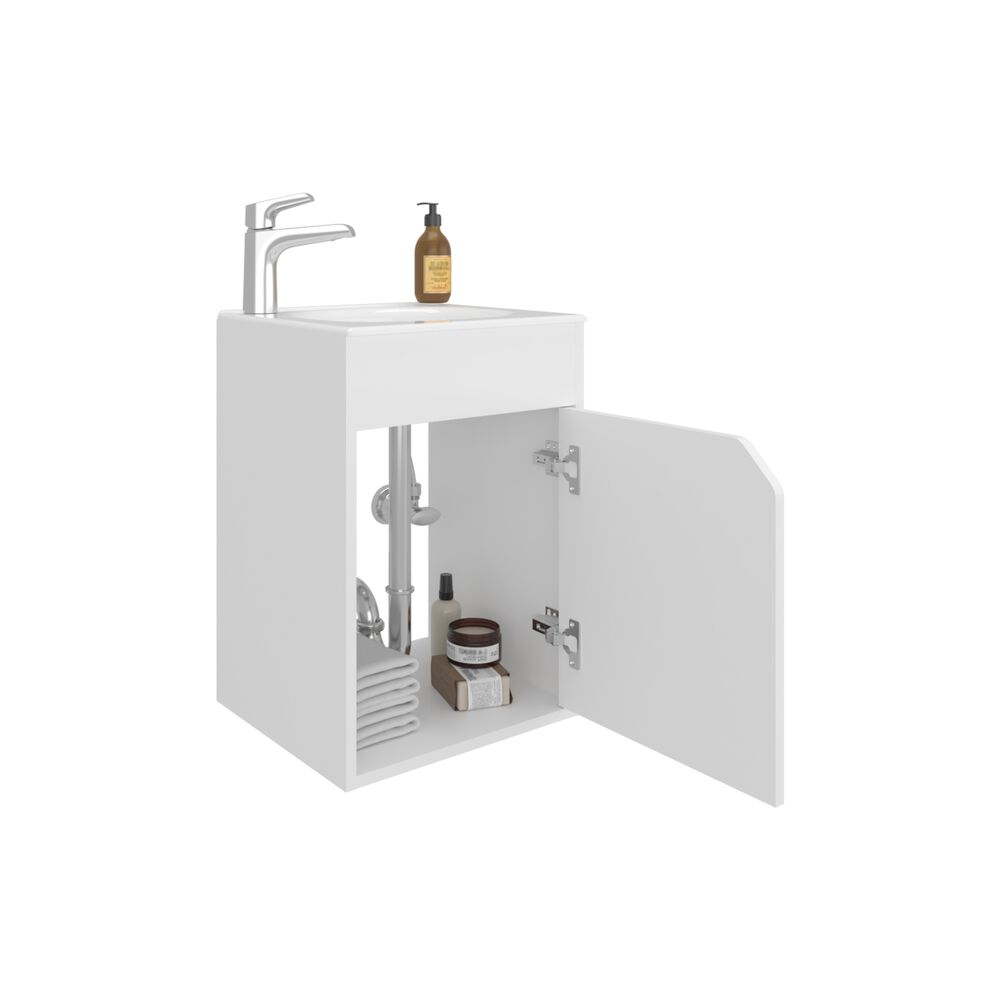 Vanitorio Flotante 55x39.4x32 Cm 1 Puerta image number 2.0