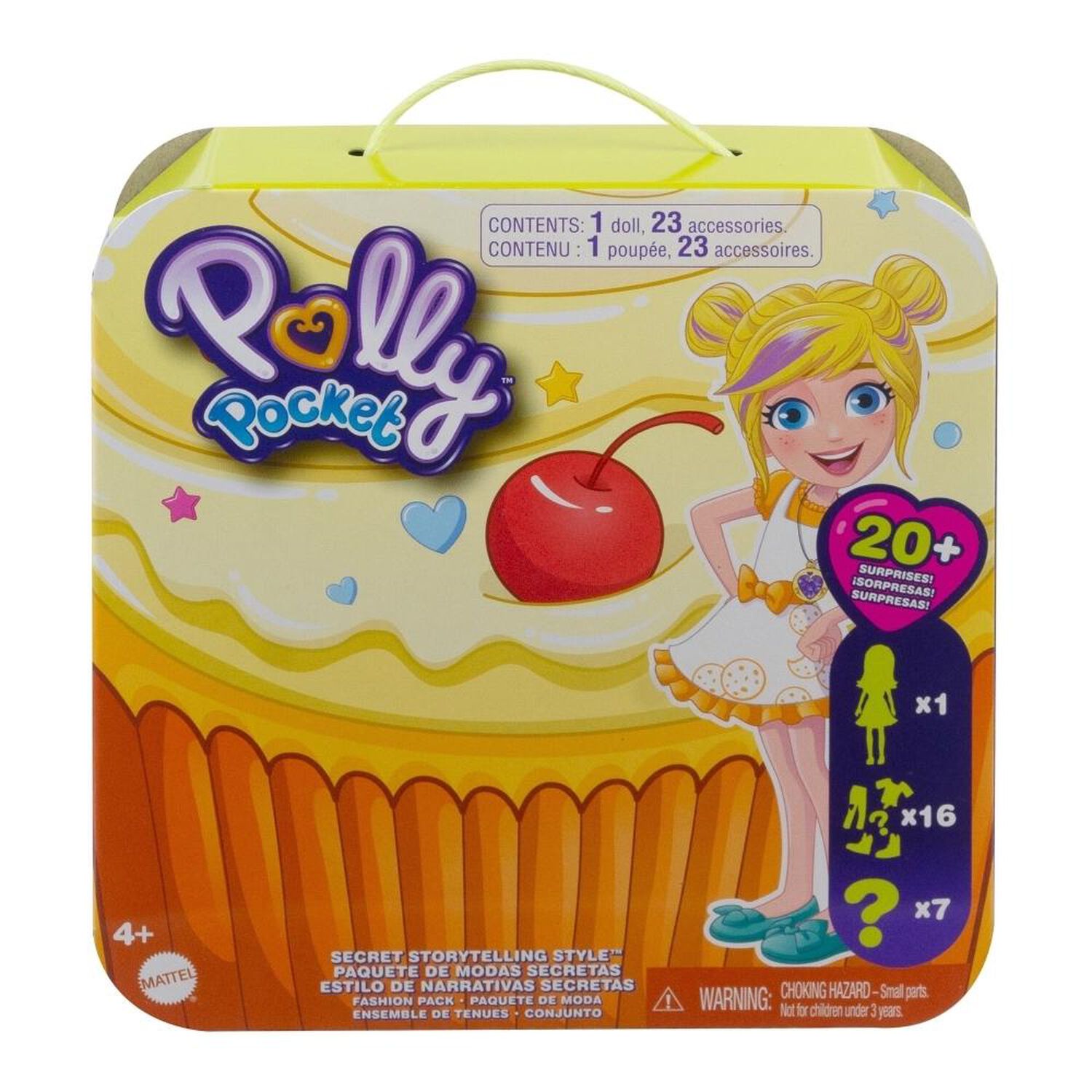 Mini Mu&ntilde;eca Polly Pocket Modas Sorpresas Panader&iacute;a De Lila image number 1.0