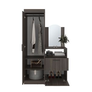 Closet Comoda Con Espejo 3 Puertas 1 Cajon