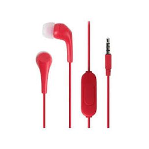 Audifono Manos Libres Jack 3.5 Rojo Earbuds 2