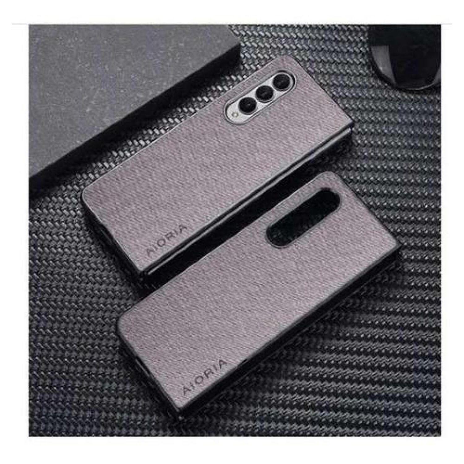 Funda Forro Samsung Galaxyz Fold4fold3 Cuero Textil Original image number 5.0