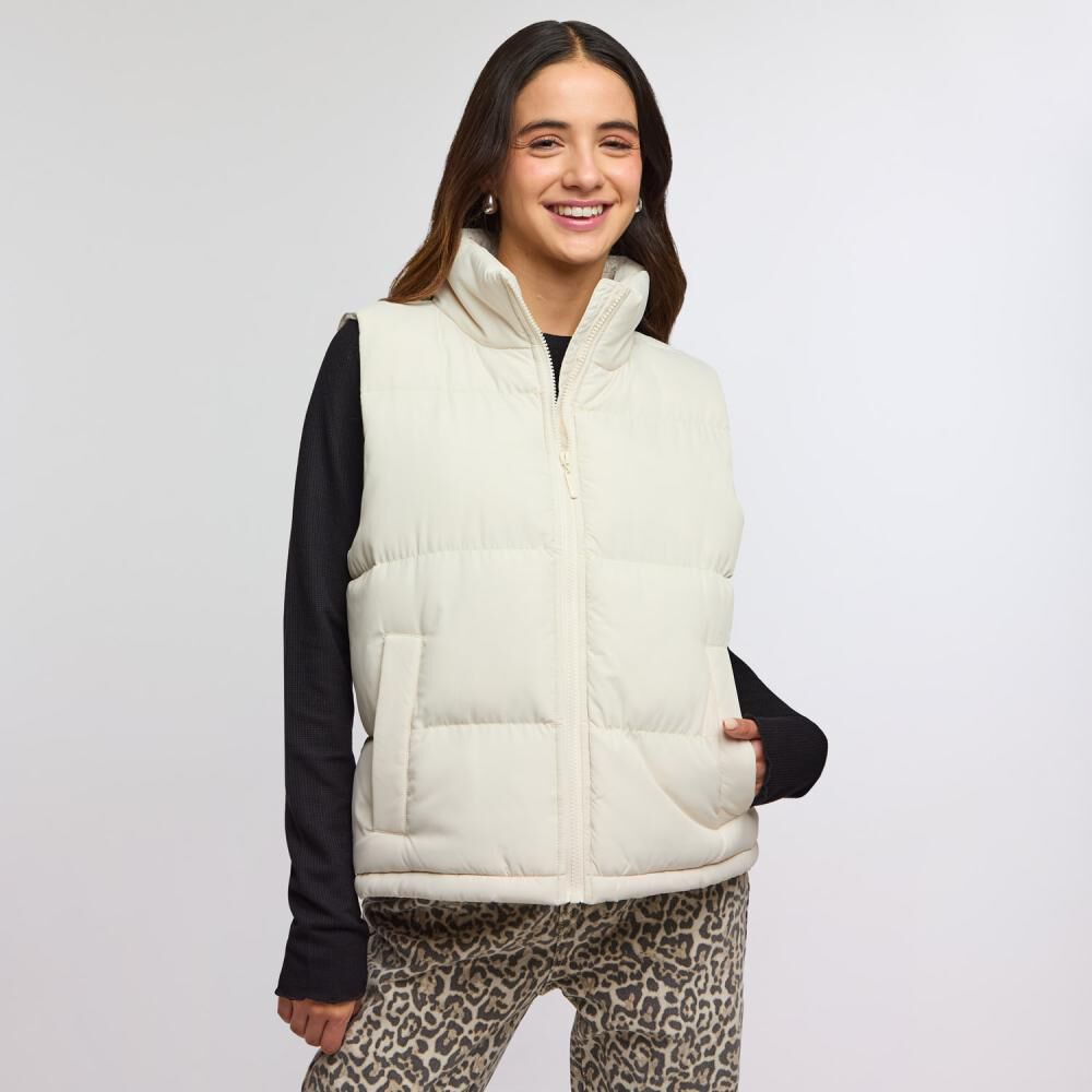 Parka Regular Sin Mangas Cuello Alto Mujer Freedom image number 0.0