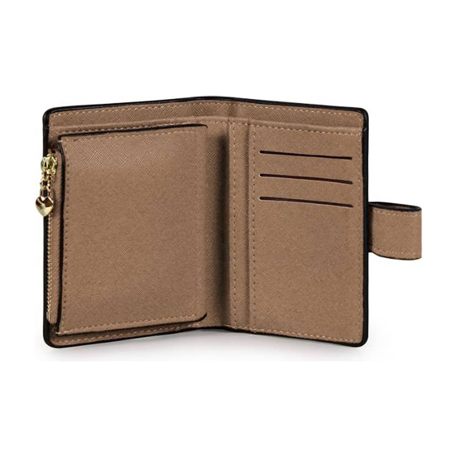 Billetera Mujer Briana Taupe Carven image number 3.0