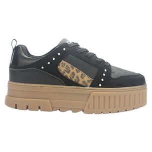 Zapatilla Mujer Chalada Troya-5 Negro Urbano