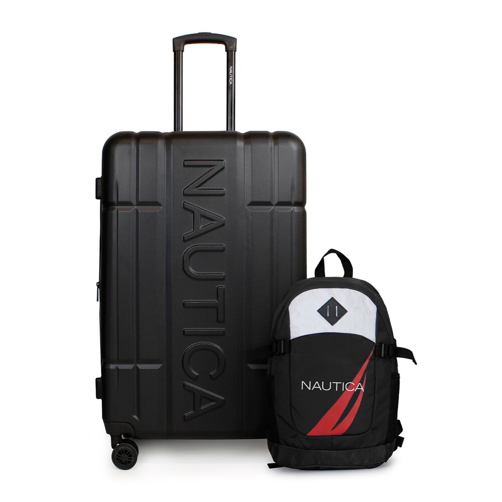 Pack Maleta Grande 23k Amsterdam Negra + Mochila Atlas Nautica image number 0.0