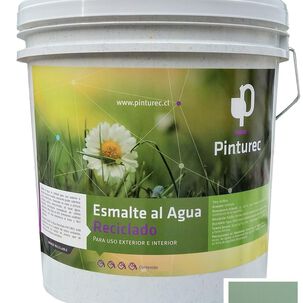 Esmalte Al Agua Reciclado Pinturec Satinado Verde Tolhuaca 4g