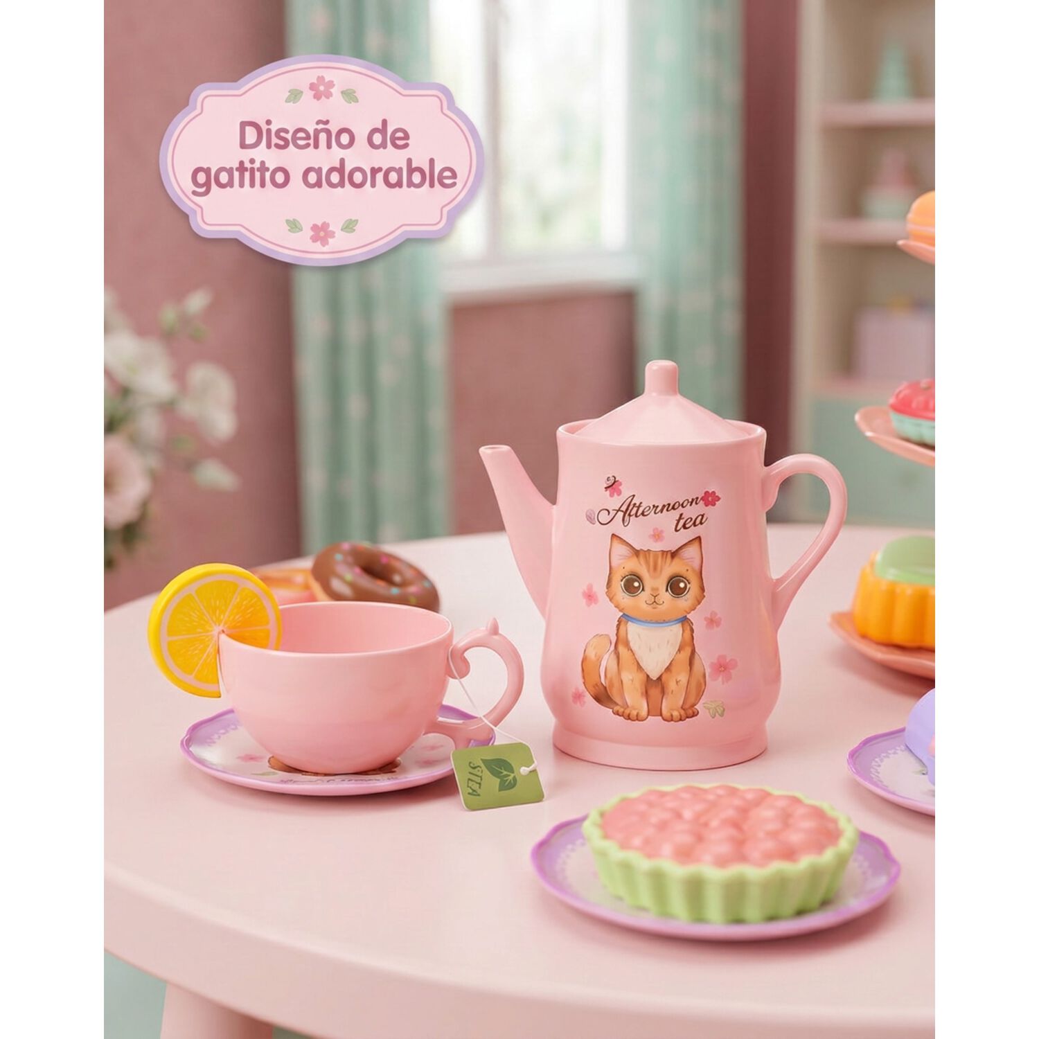 Maleta Juguete Unicornio Con Set T&eacute; Infantil Cocina image number 23.0