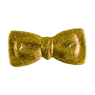 Corbatin Glitter Dorado/plata