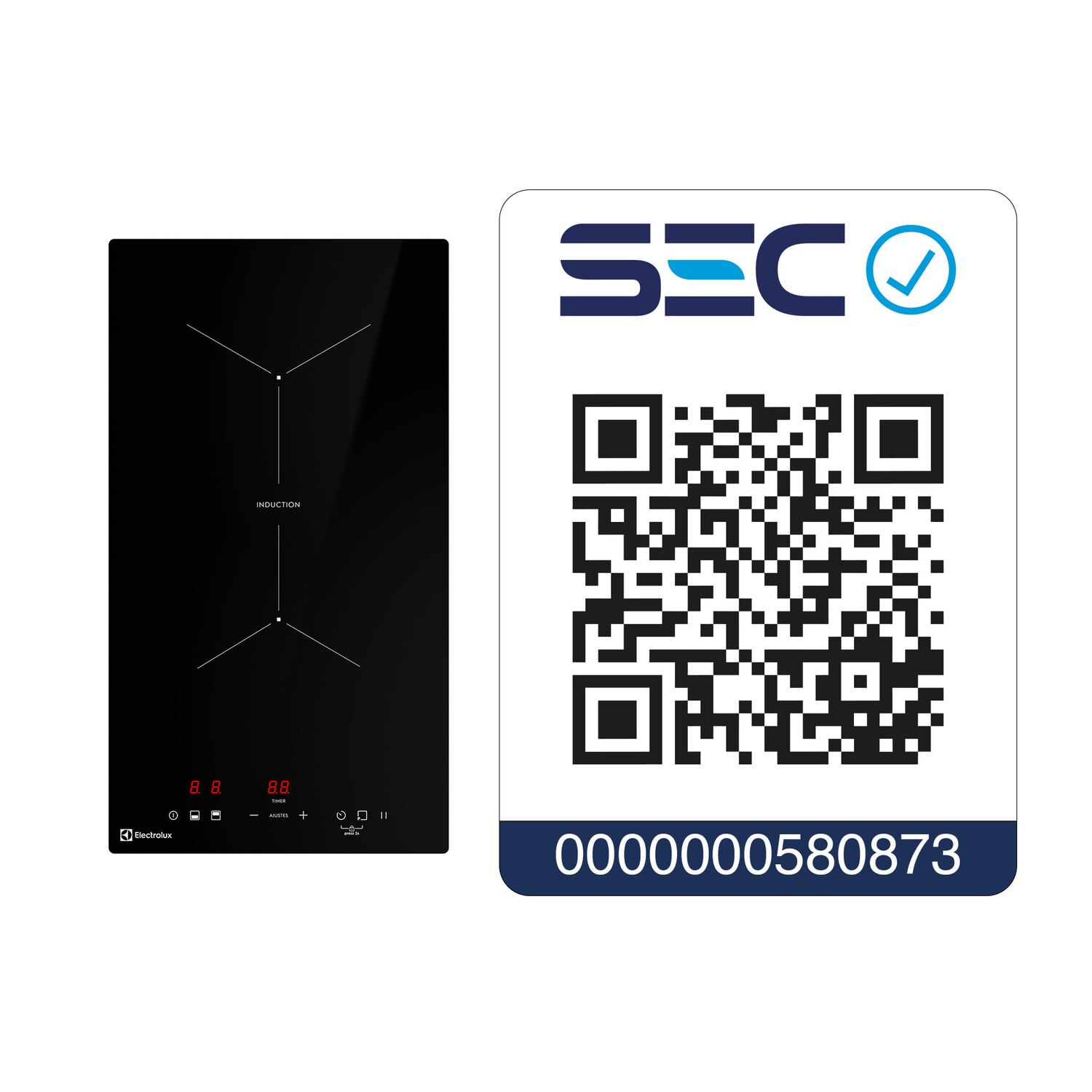 Encimera Inducci&oacute;n 2 Platos El&eacute;ctrica Efficient Ie2tp image number 13.0
