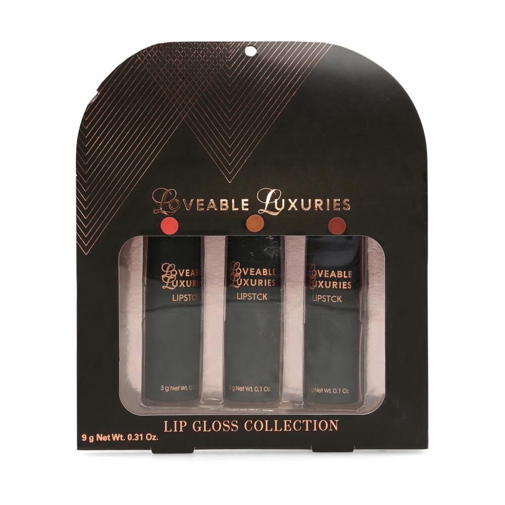 Set De Labios Loveable Luxuries / 3 Brillos Labiales image number 0.0