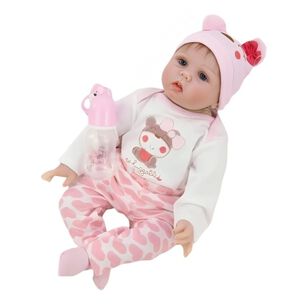 Mu&ntilde;eca Bebe Reborn Juguete Realista 55cm Con Accesorios