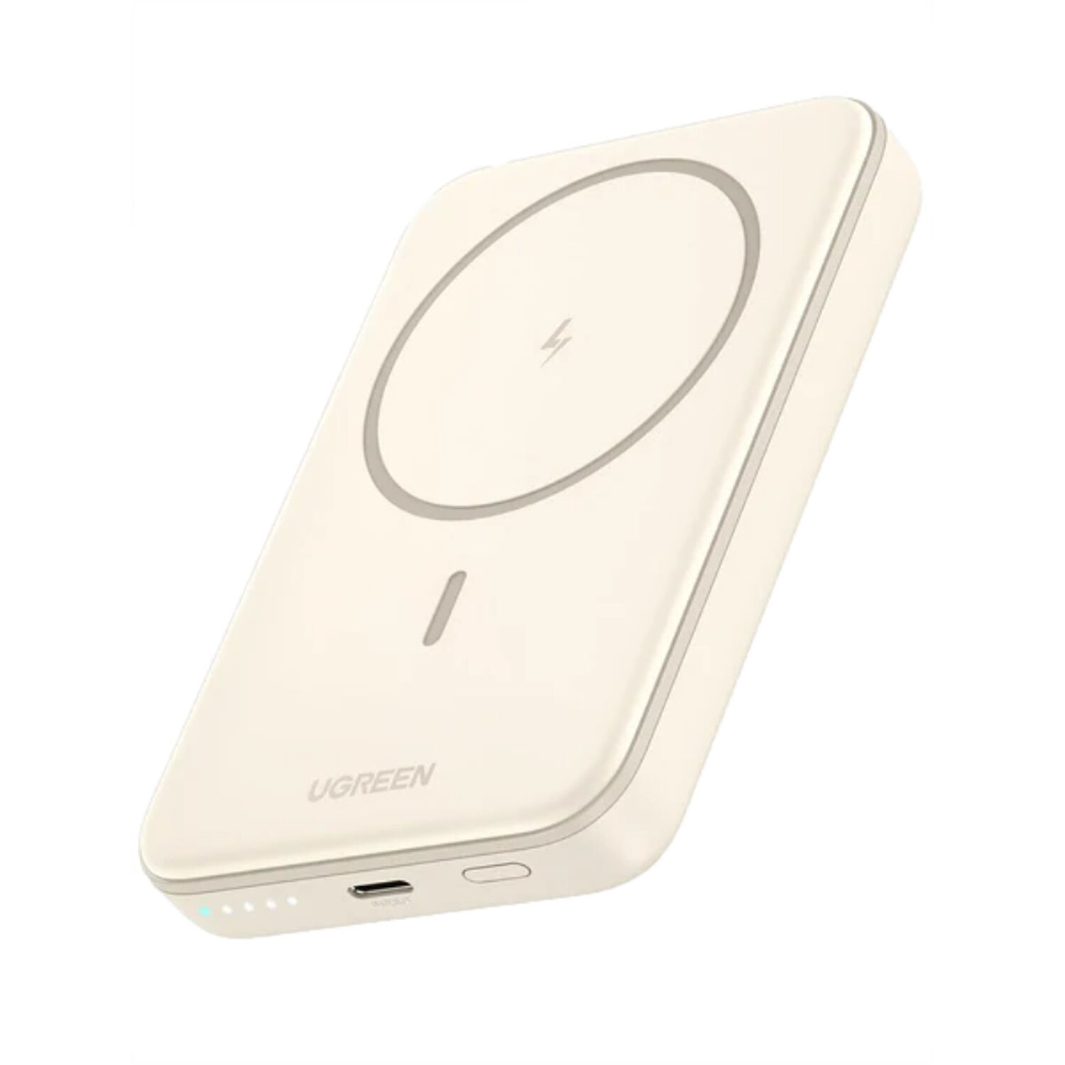 Bateria Portatil Magnetica 5.000mah Mini Carga Inalambrica 15w Blanco Ugreen Pb560 image number 0.0