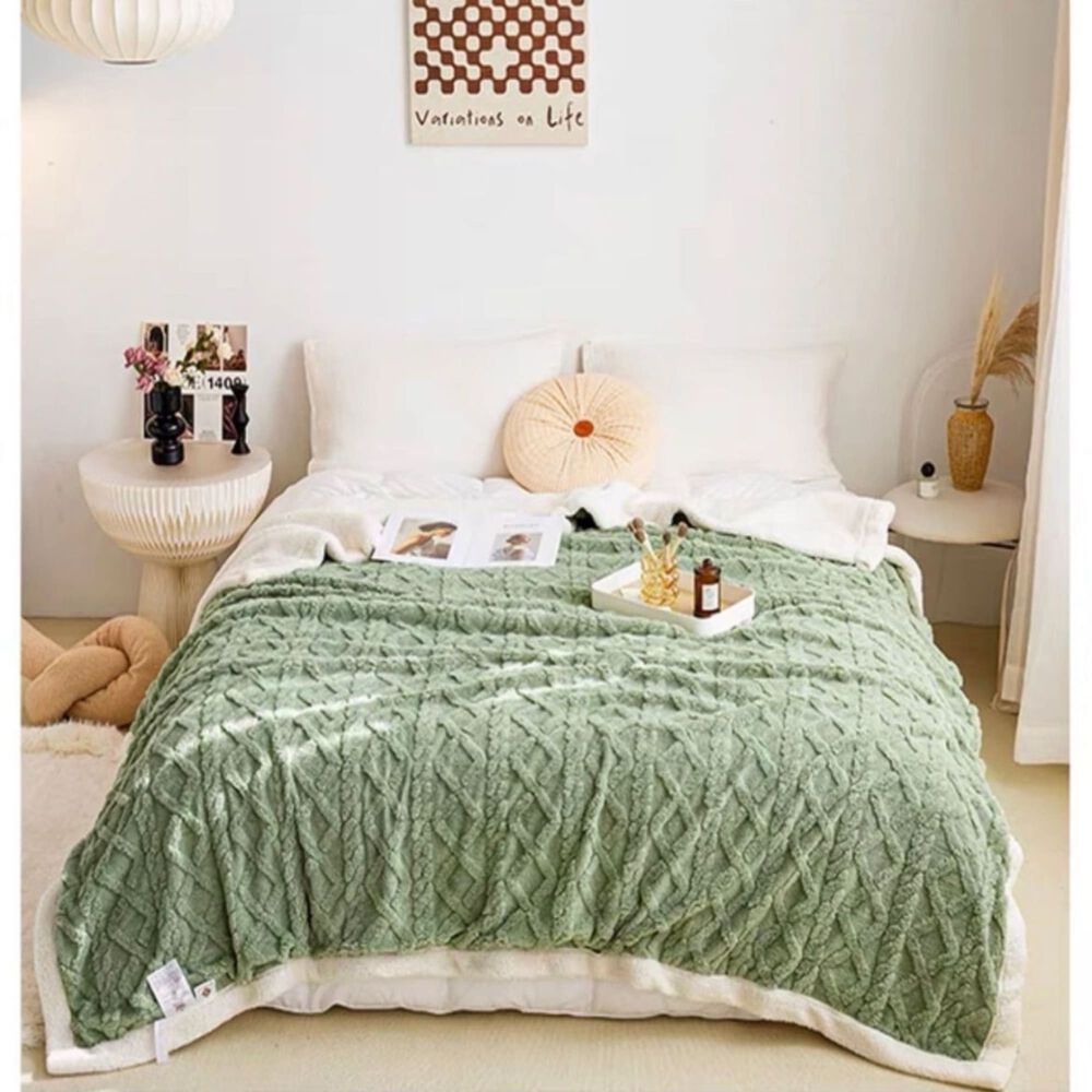 Frazada De Plush Y Sherpa Elegante image number 2.0