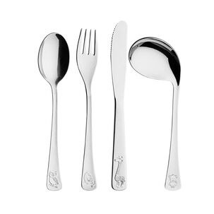 Juego De Cubiertos Para Ni&ntilde;os Acero Inoxidable Tramontina 4 Piezas
