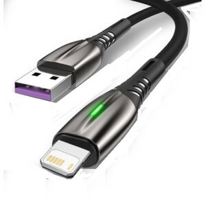 Cable Carga R&aacute;pida Celular 5.1 A Usb A Micro Usb Luz Led Acordonado