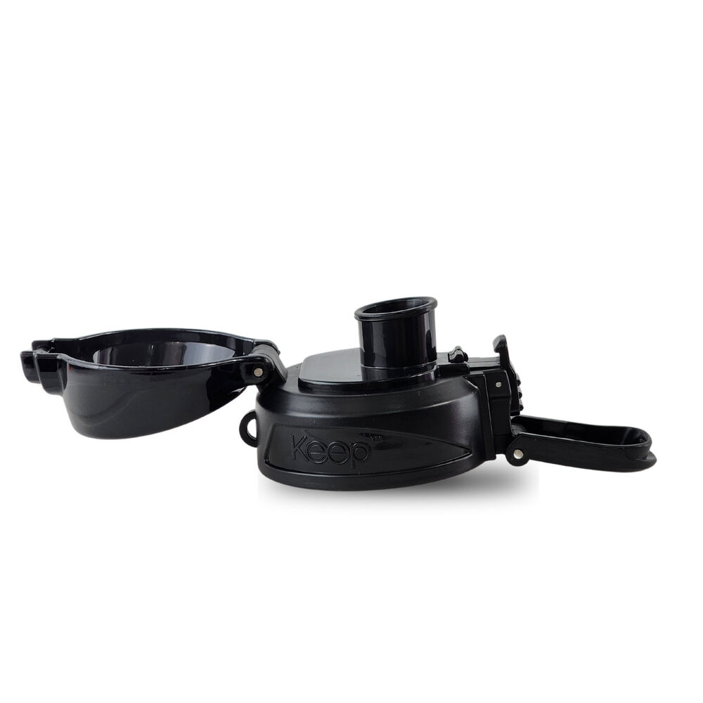 Botella Keep Agua 1 Litro Deportes Outdoor Marcador Ml Negro image number 7.0