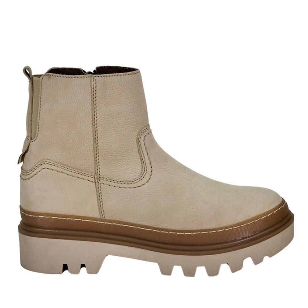 Botín Cuero Melissa Beige image number 0.0