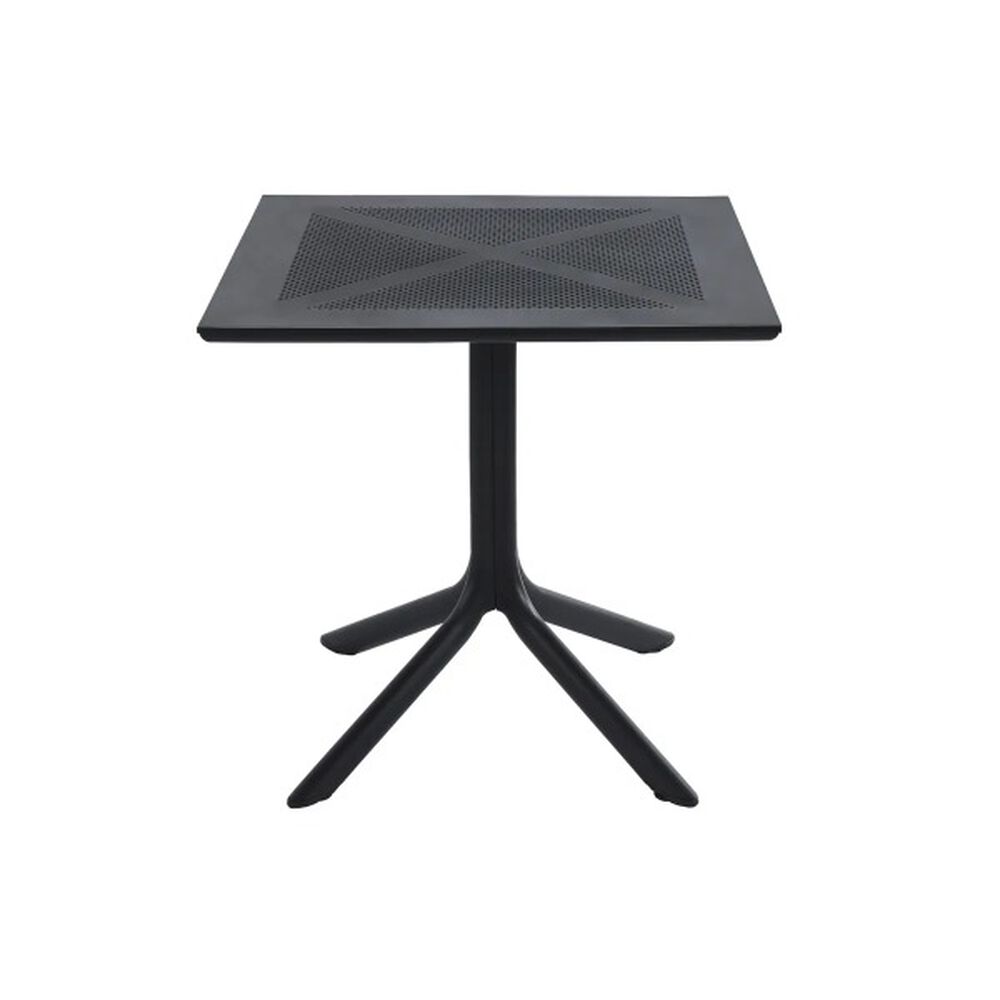 Mesa Exterior Polipropileno 80x80cm Negro image number 0.0