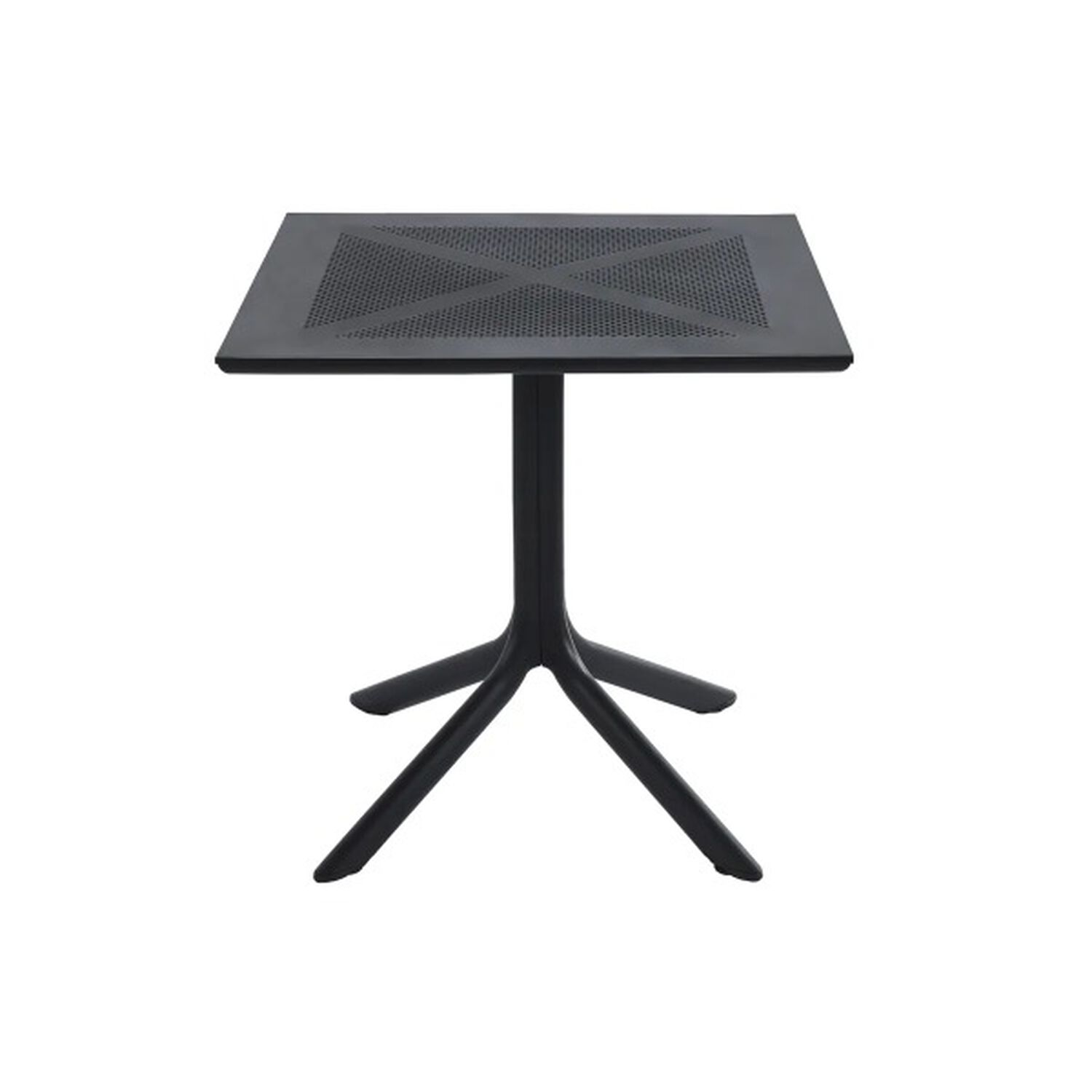 Mesa Exterior Polipropileno 80x80cm Negro image number 0.0