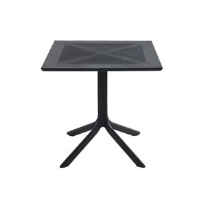 Mesa Exterior Polipropileno 80x80cm Negro
