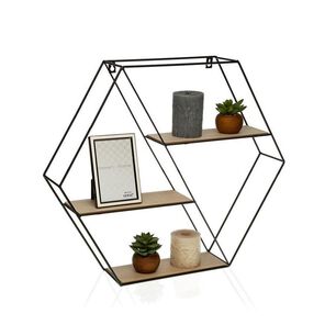 Estante Flotante De Metal Repisa De Pared