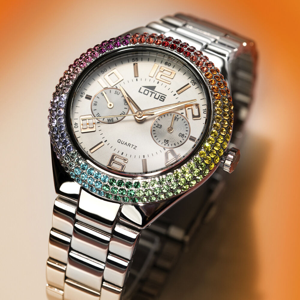 Reloj 18907/1 Lotus Plateado Mujer Bliss image number 1.0