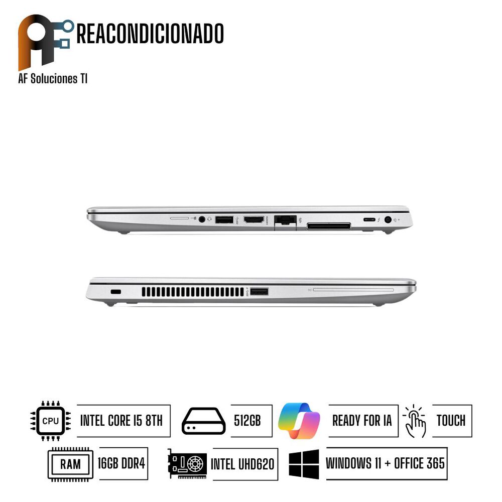 Notebook Hp Elitebook 840 G6 (i5 8th - 16gb - 512gb - Touch)(windows11 - Office365) Reacondicionado image number 3.0