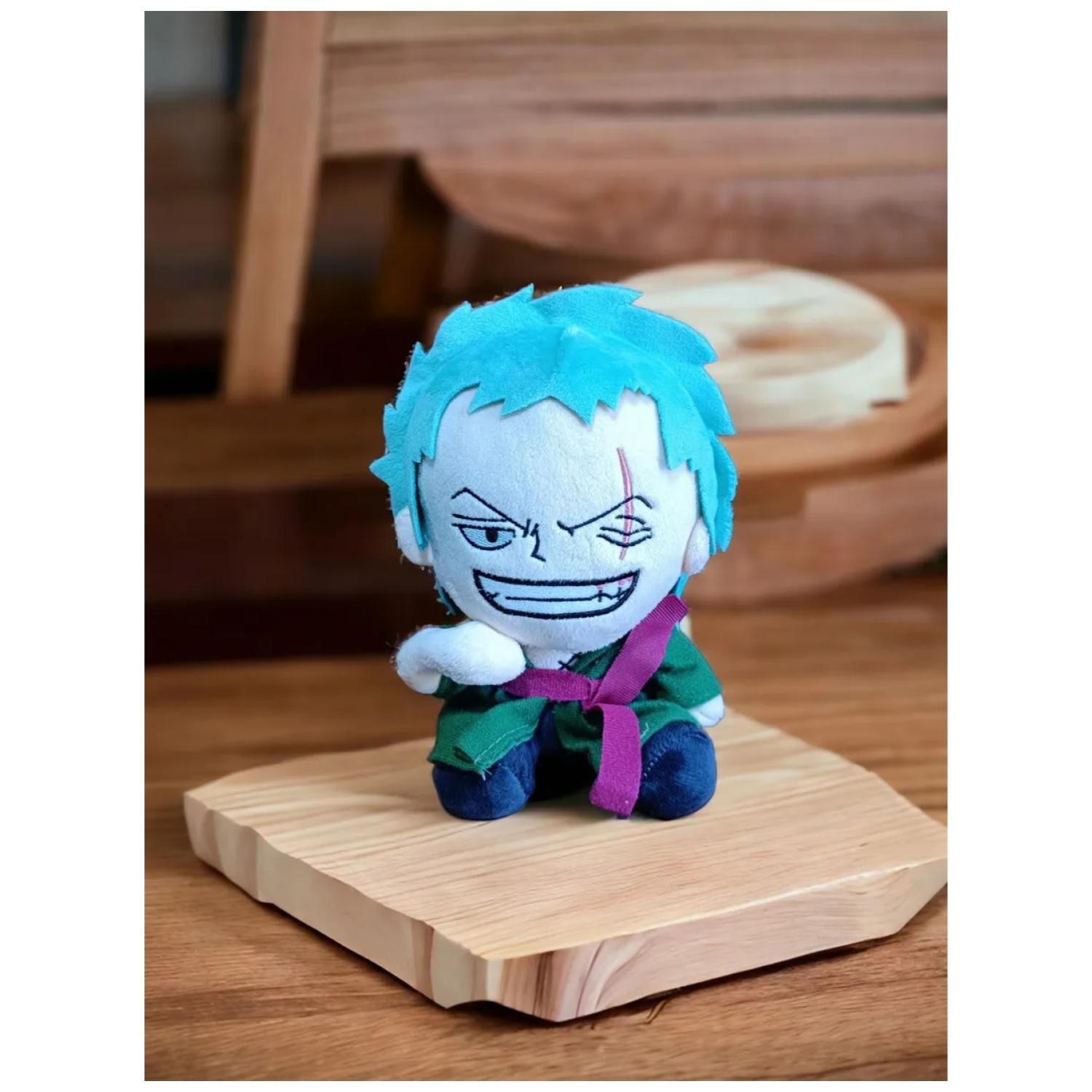 Juguete Peluche Zoro 20cm One Piece Infantil image number 1.0