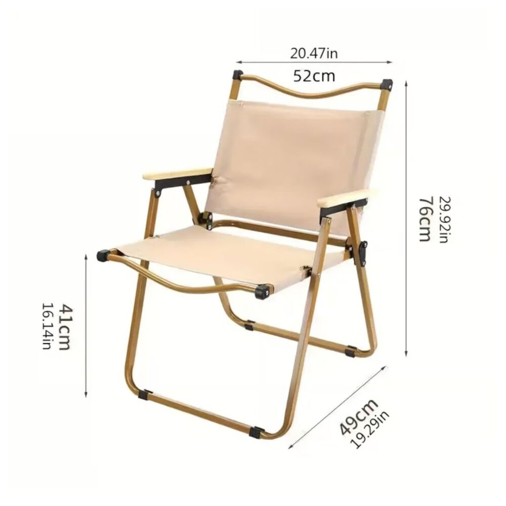 Silla Plegable Exterior Portátil Resistente Camping Playa image number 1.0