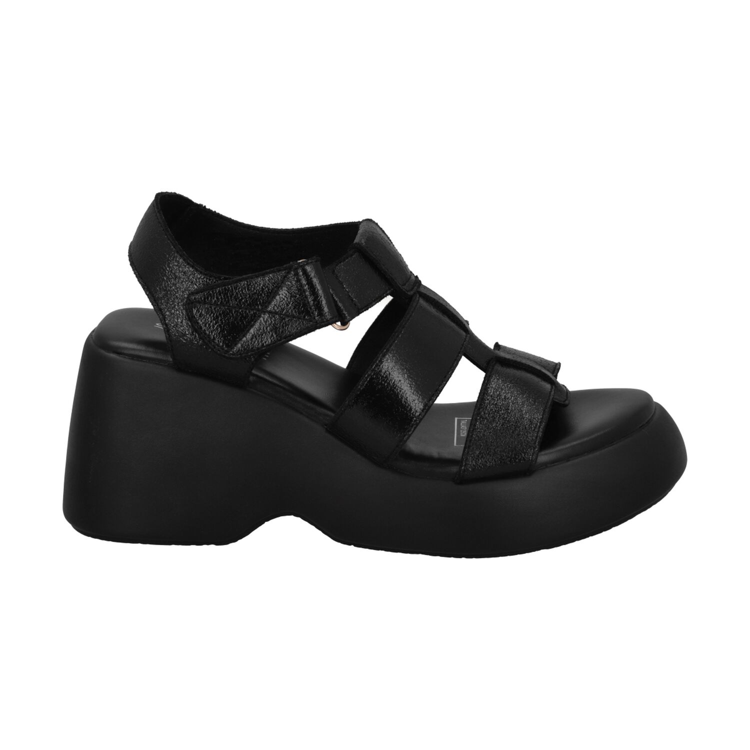 Sandalia Mujer Negro Lift Police image number 0.0
