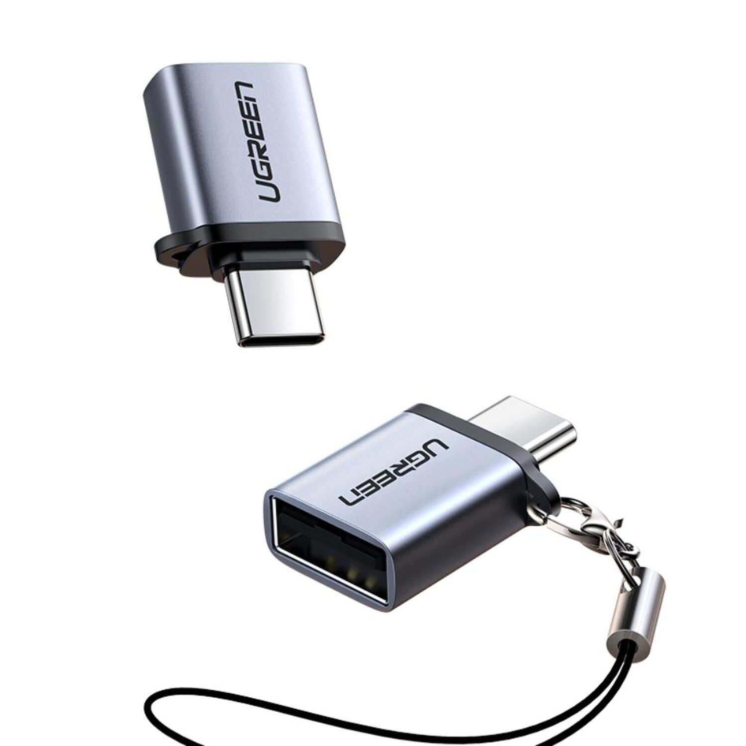 Adaptador Otg Usb-c A Usb-a 3.0 Silver Ugreen image number 0.0