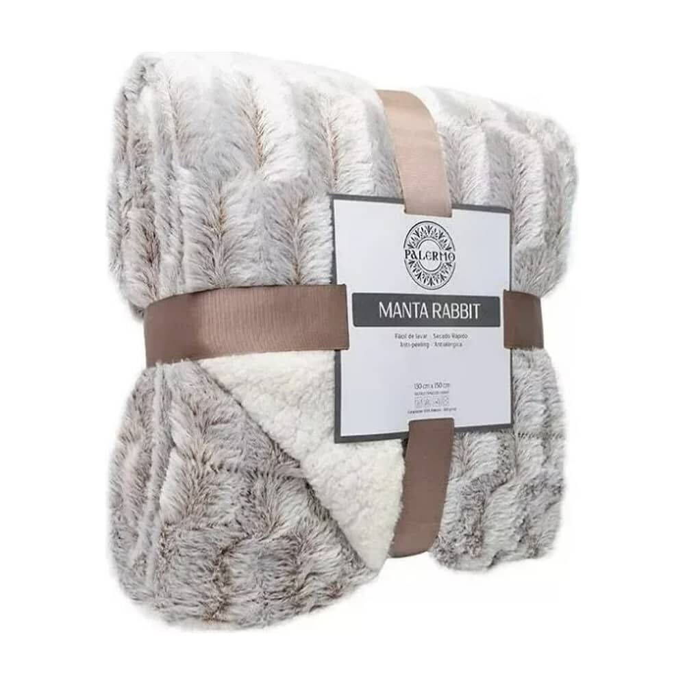 Manta Suave 130x150 Cafe Claro image number 0.0