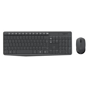 Kit Teclado Y Mouse Inalambrico Usb Negro Mk235
