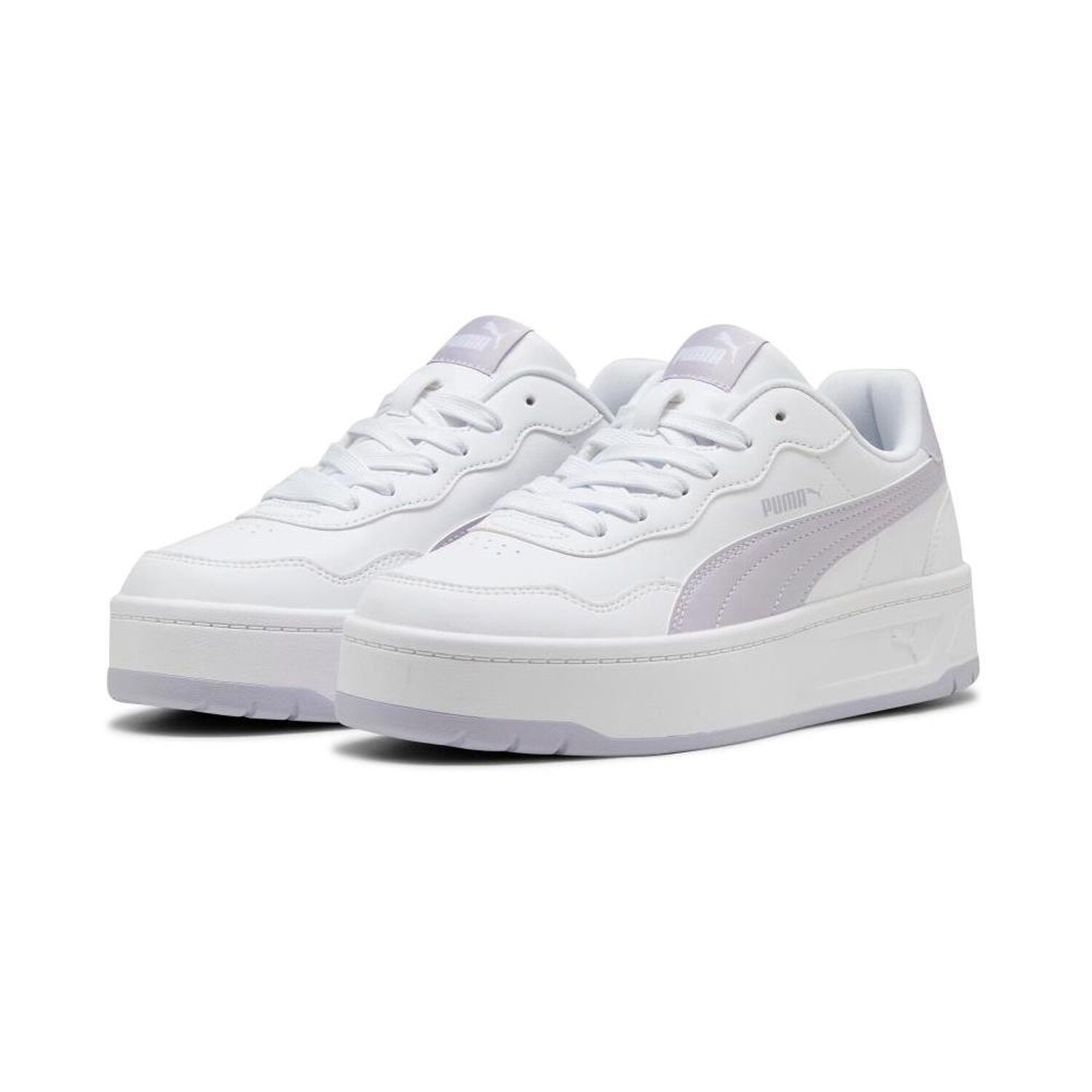 Zapatilla Puma Court Classic Mujer Blanco image number 1.0