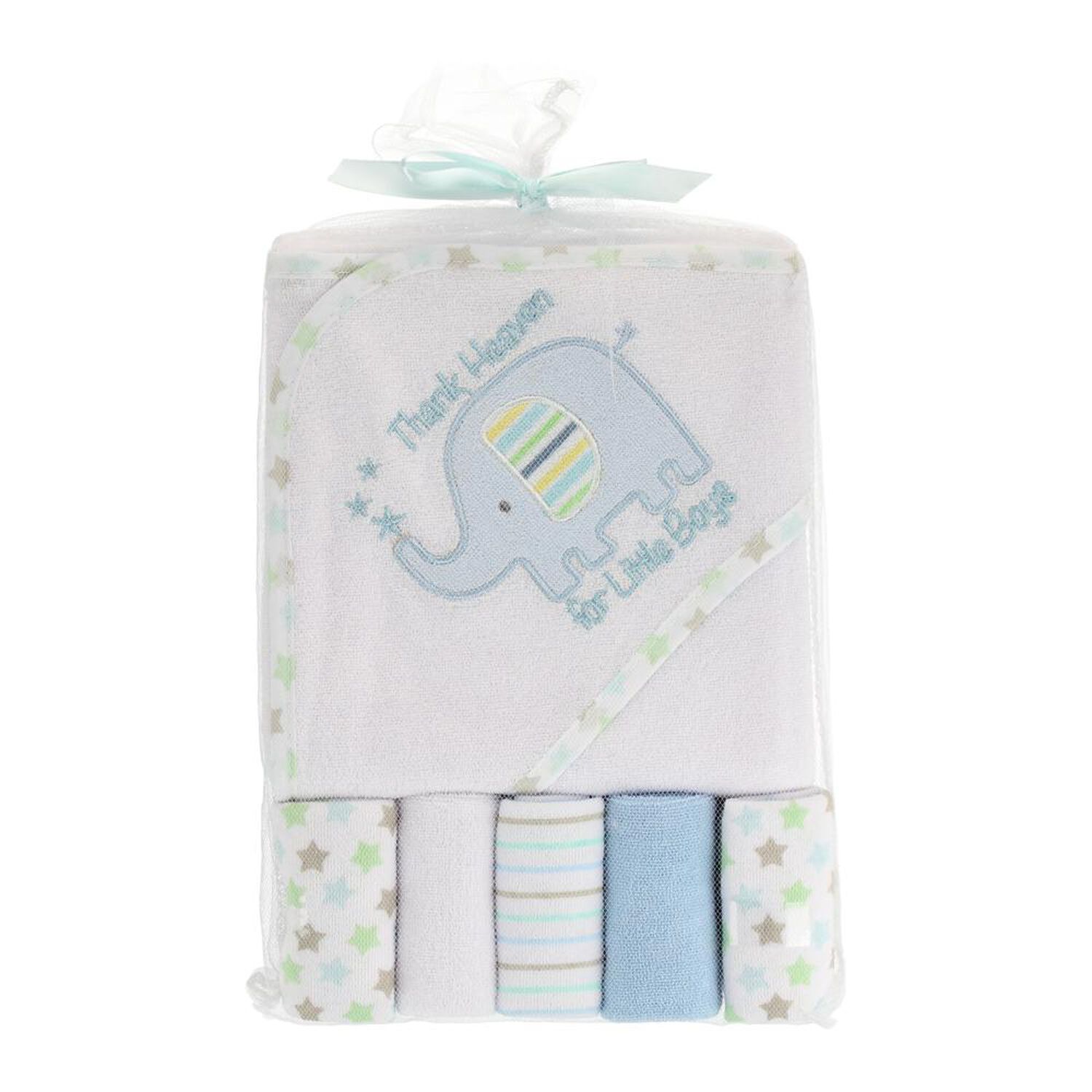 Pack Toallas Baby 86tt-setto&ntilde;o / Toalla Con Gorrito + 5 Toallitas image number 0.0