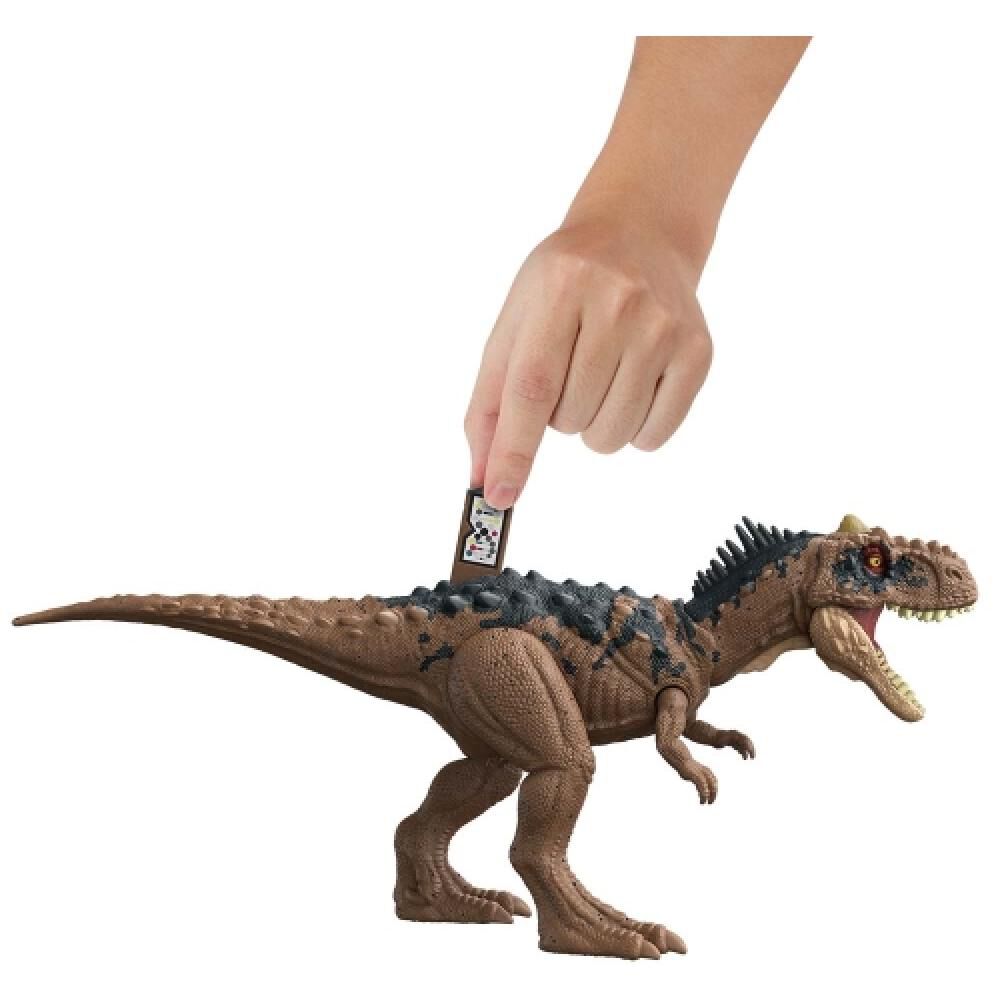 Figura De Acción Jurassic World Rajasaurus, Ruge Y Ataca