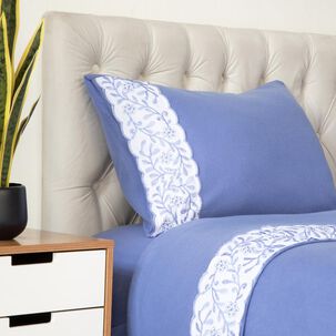 Juego De S&aacute;banas Belle Noite Aurora / 1.5 Plazas