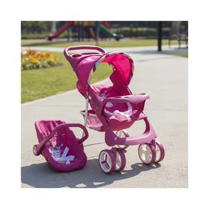 Coche Travel De Juguete Para Mu&ntilde;eca Unicornio Bebesit