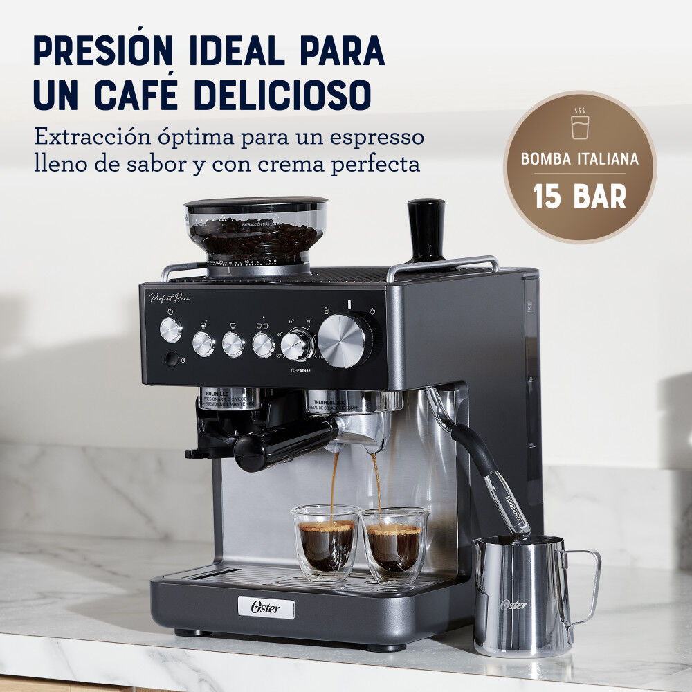 Cafetera Espresso Oster Perfect Brew Bvstem7301 image number 3.0