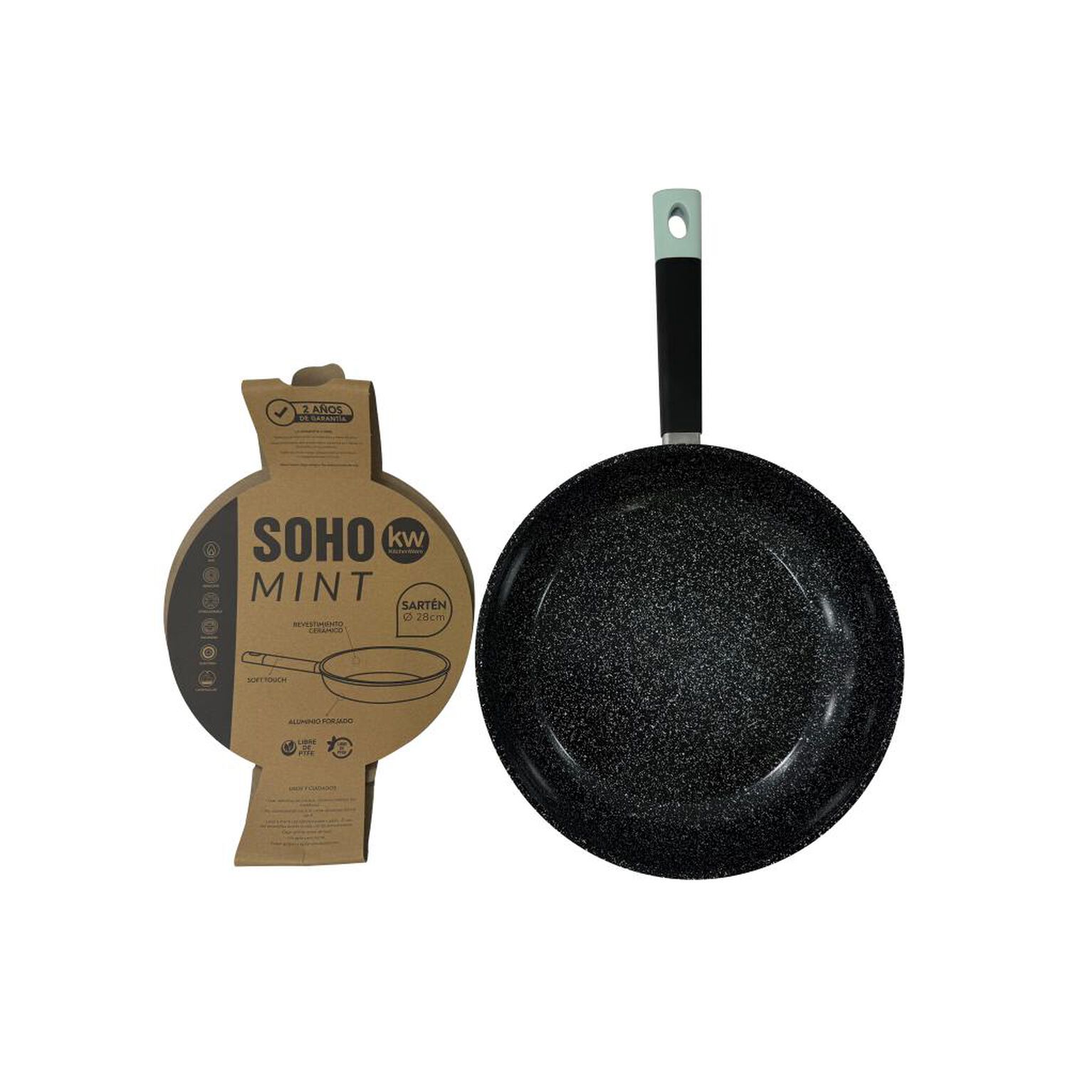 Sarten Alum Forjado Kitchenware Soho / 28 Cm Mint image number 2.0