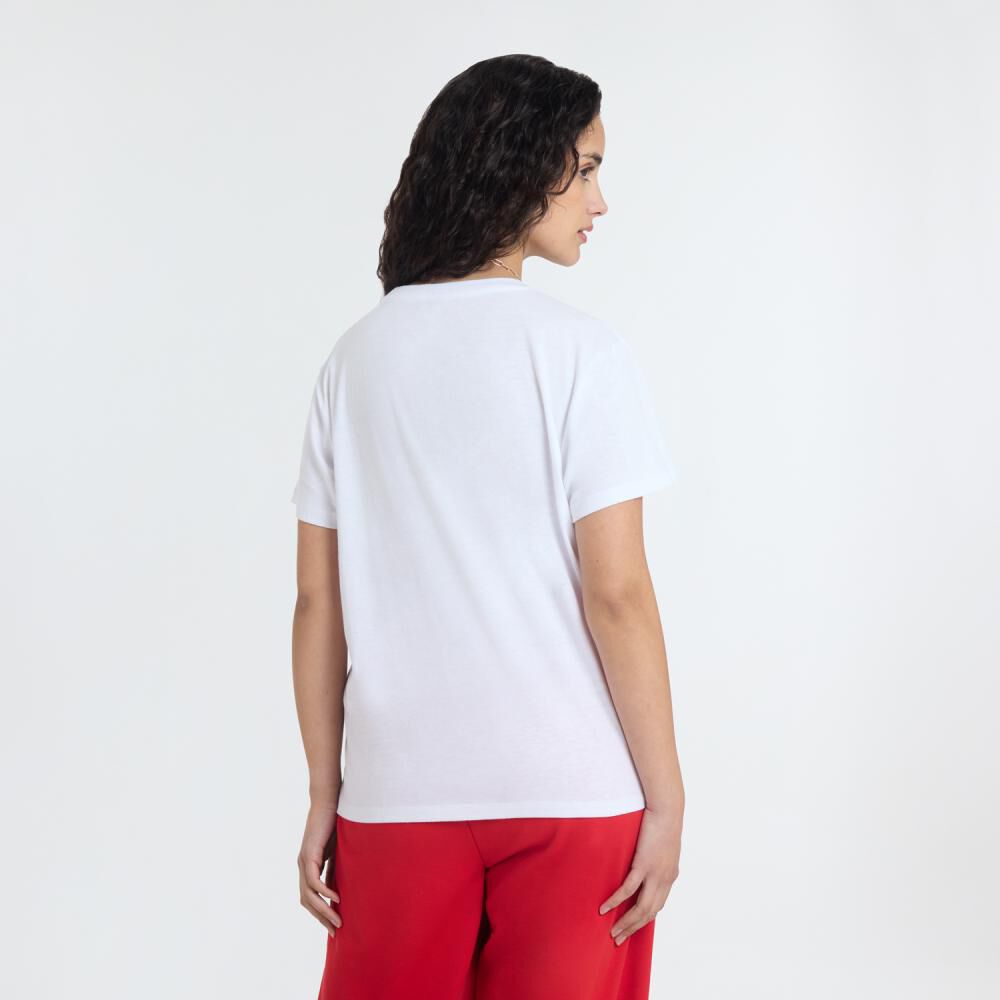 Polera Print Moda Manga Corta Cuello Redondo Mujer Freedom image number 3.0