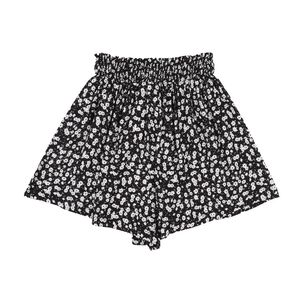 Short Pretina Elasticada Full Print Tiro Medio Relax Mujer Freedom