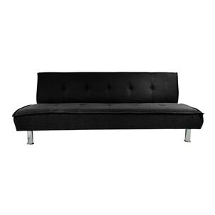 Futón Sofá Cama Ajustable 170x50x40 Cm Negro