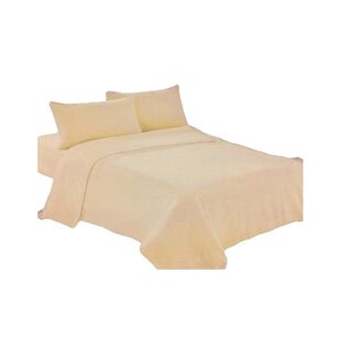 Sabanas 2 Plazas 4 Piezas Polar 144 Hilos Beige