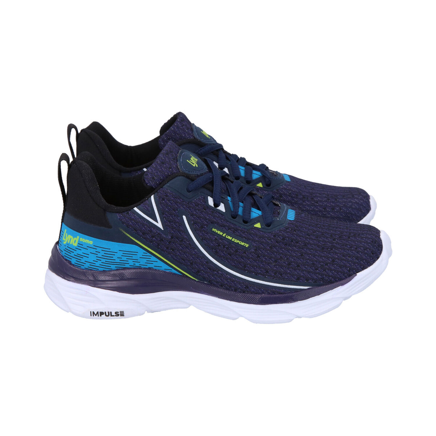 Zapatilla Infantil Soma Azul Lynd image number 2.0
